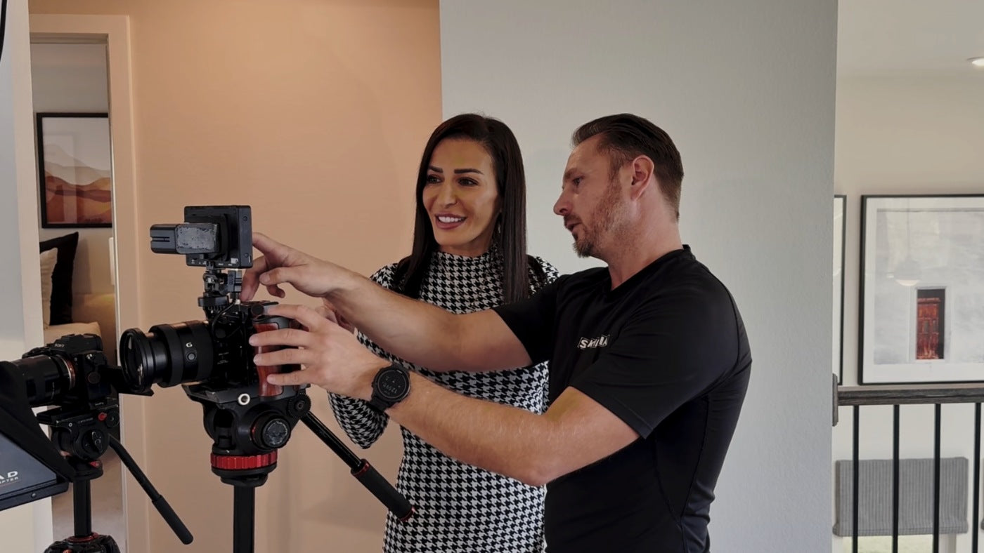 Behind the Scenes of our video shoot with Luxury Agent Sahar Khatib