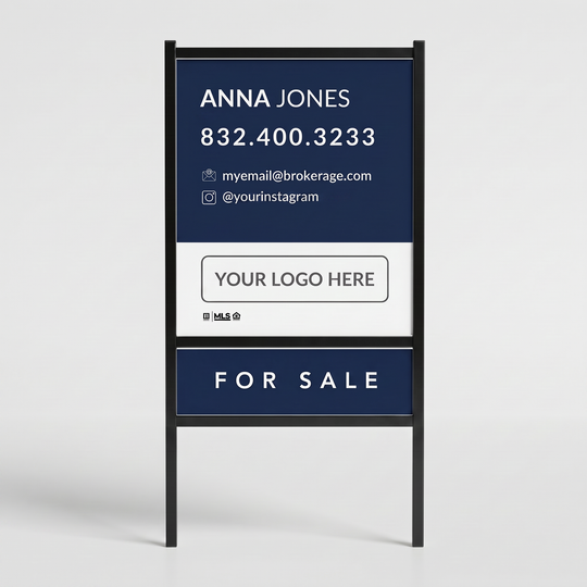 Real Estate Agent Sign & Frame Package