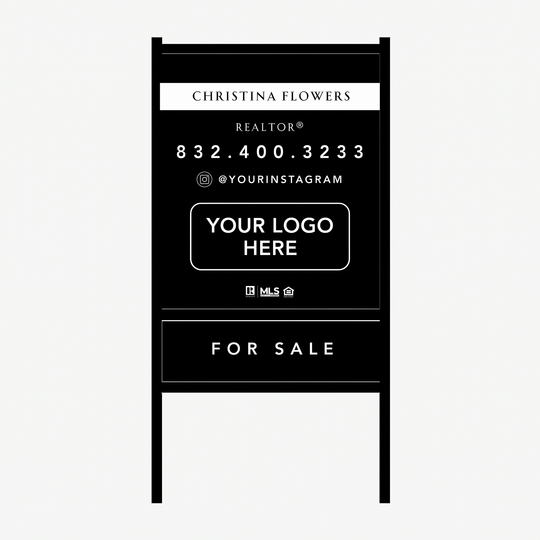Real Estate Agent Sign & Frame Package