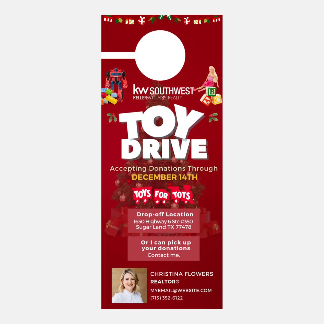 Toy Drive Door Hanger