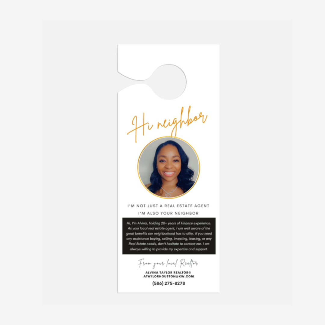Door Hanger 3.5x8.5 (Custom Design & Print)