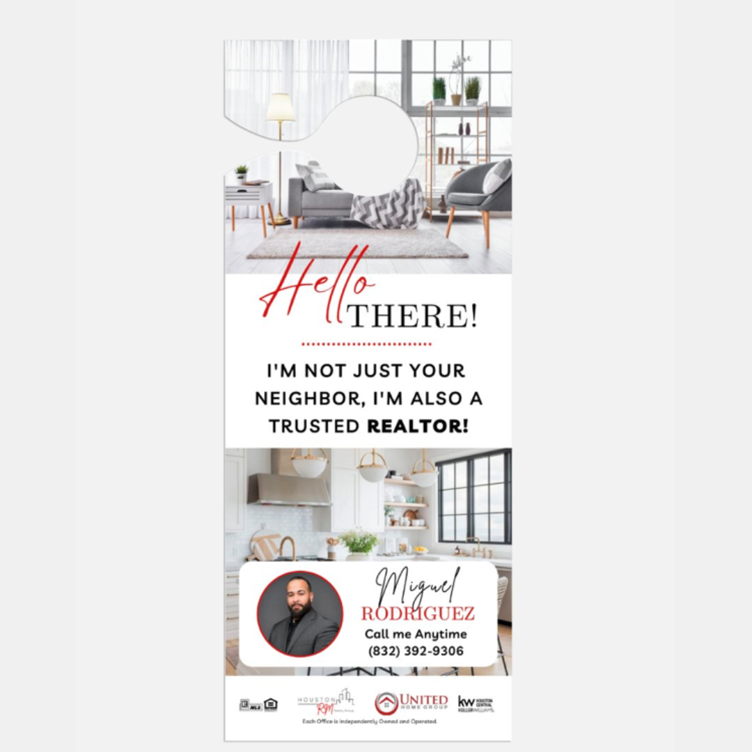 Door Hanger 3.5x8.5 (Custom Design & Print)