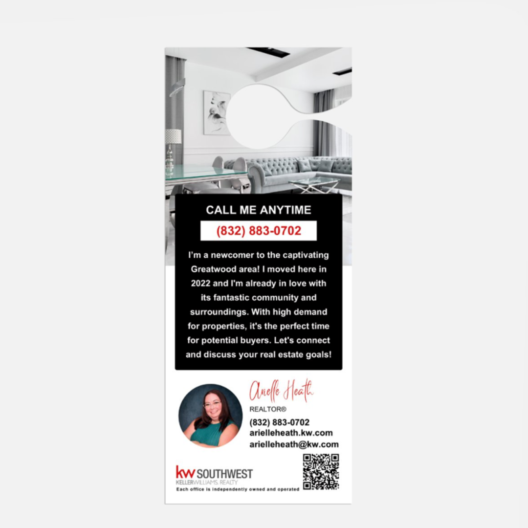 Door Hanger 3.5x8.5 (Custom Design & Print)