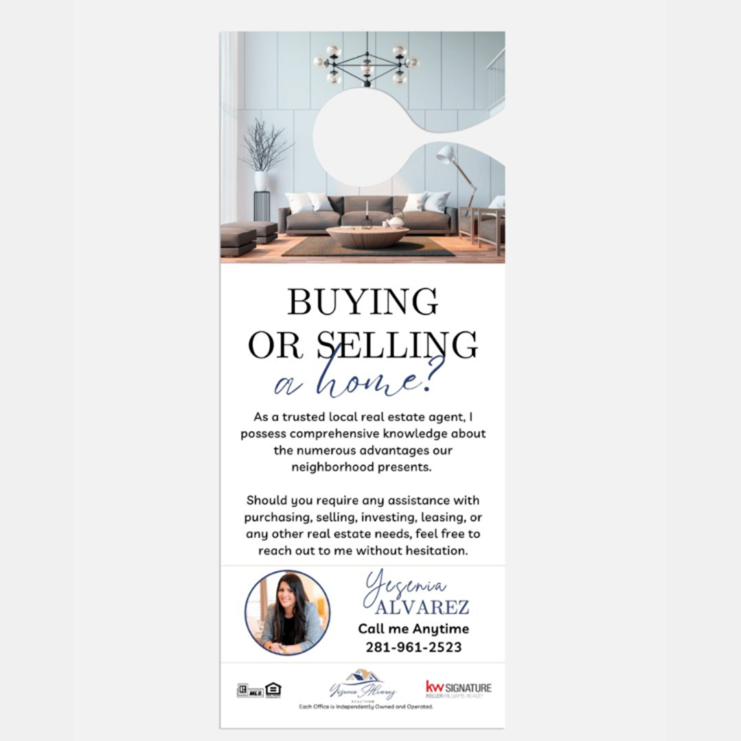 Door Hanger 3.5x8.5 (Custom Design & Print)