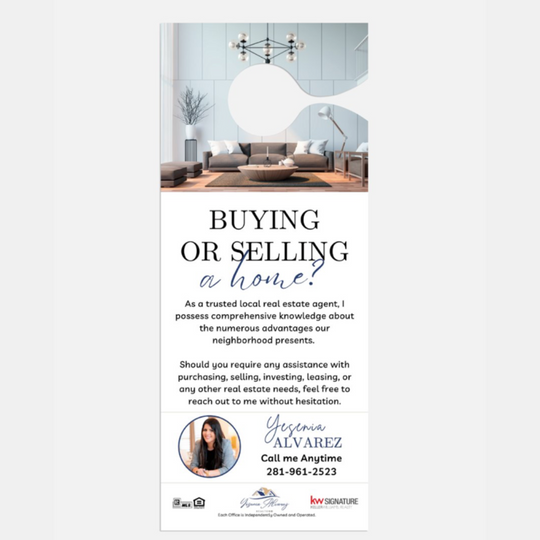 Door Hanger 3.5x8.5 (Custom Design & Print)