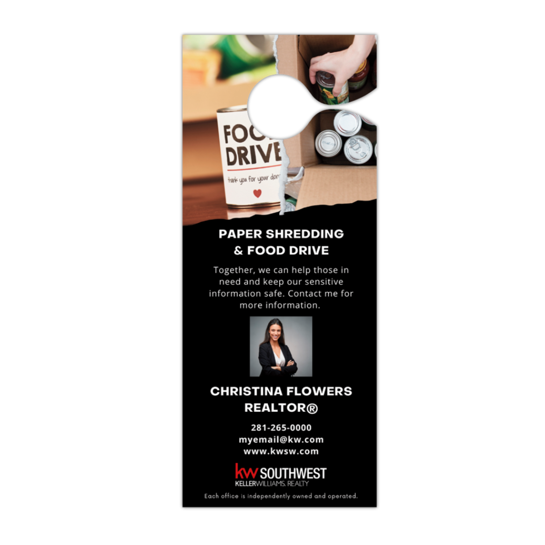 Shredding Hunger Door Hanger 3.5x8.5