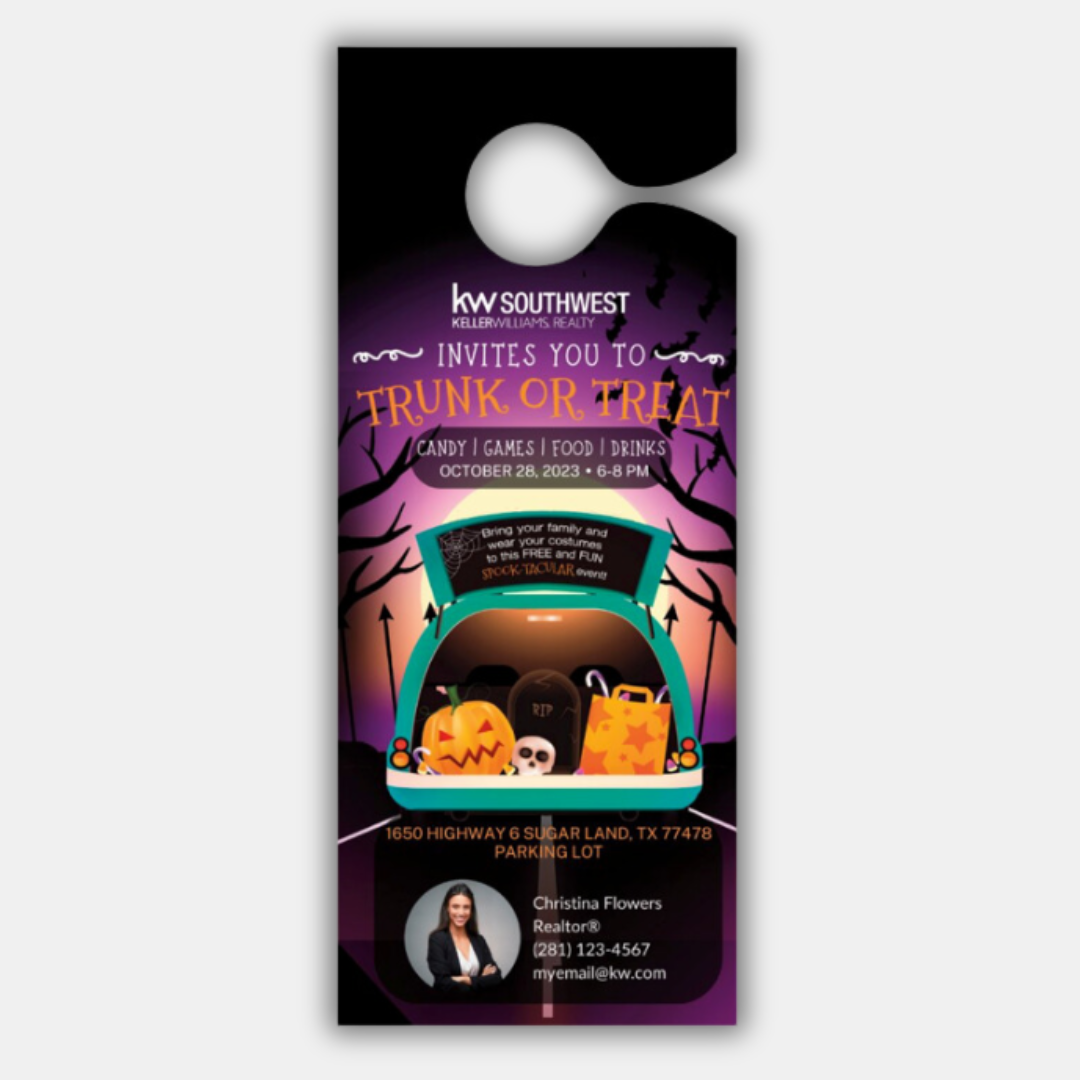 Trunk Or Treat Door Hanger 3.5x8.5